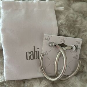 Cabi Swagger hoop earrings NEVER worn